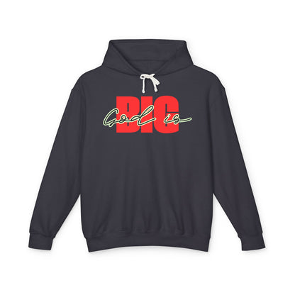 God Is Big Red/Black - Lightweight Hooded Sweatshirt