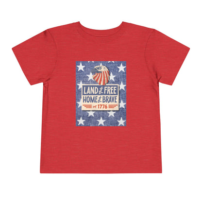 Land of the free Tee - Toddler Graphic T-Shirt