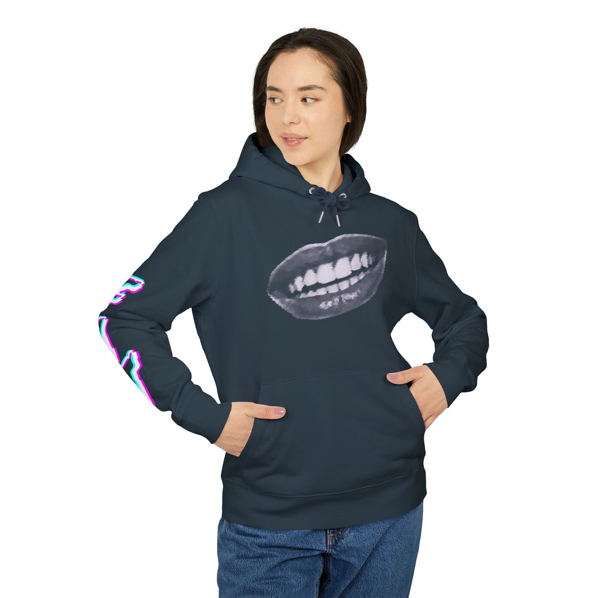 Mouth Fit Glitch - Cruiser Hoodie