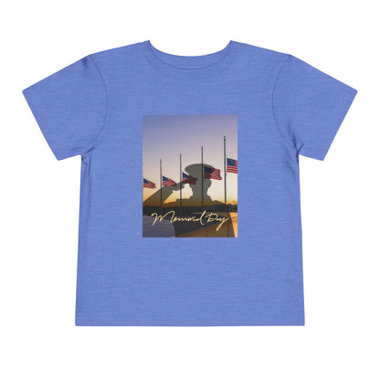 Half Mast Memorial Day Tee — Toddler Graphic T-Shirt