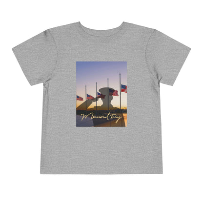 Half Mast Memorial Day Tee — Toddler Graphic T-Shirt