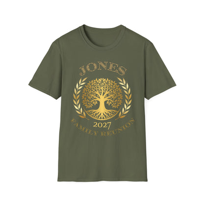 Gold Jones FR Tee — Unisex Softstyle T-Shirt $16.47-$20.80