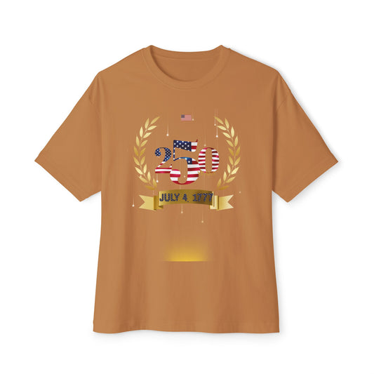 Celebrate 250 Tee – Oversized Box Graphic T-Shirt