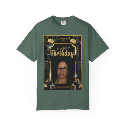 Black & Gold B Day Personalize It! Tee - Unisex T-shirt