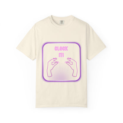 Clock it Fuchsia Tee -Unisex T-shirt