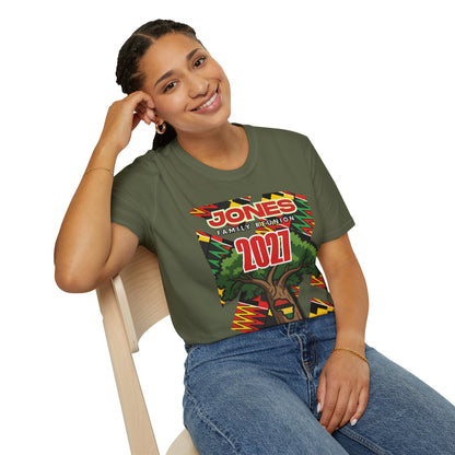 Jones Pan African FR Tee — Unisex Softstyle T-Shirt $16.47-$20.80