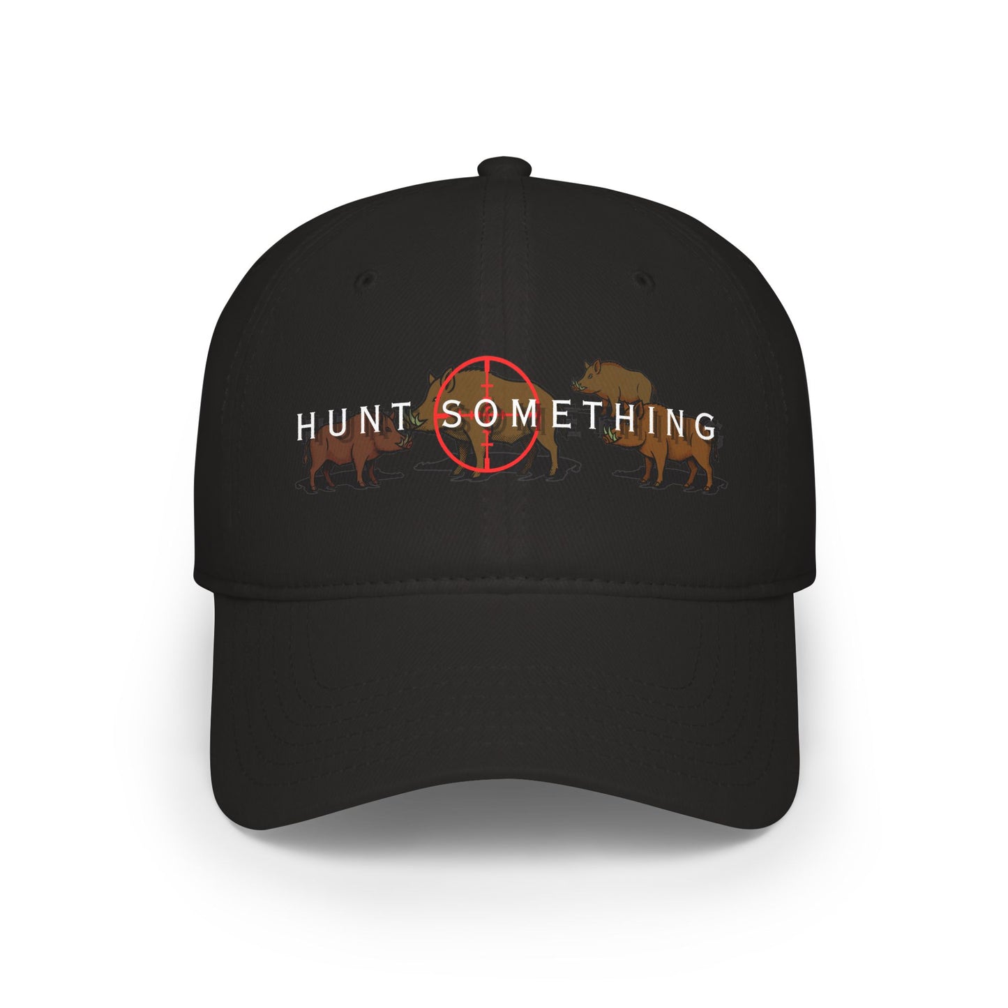 Unisex Hunt Something Boar Low-Profile Baseball Cap - Printed