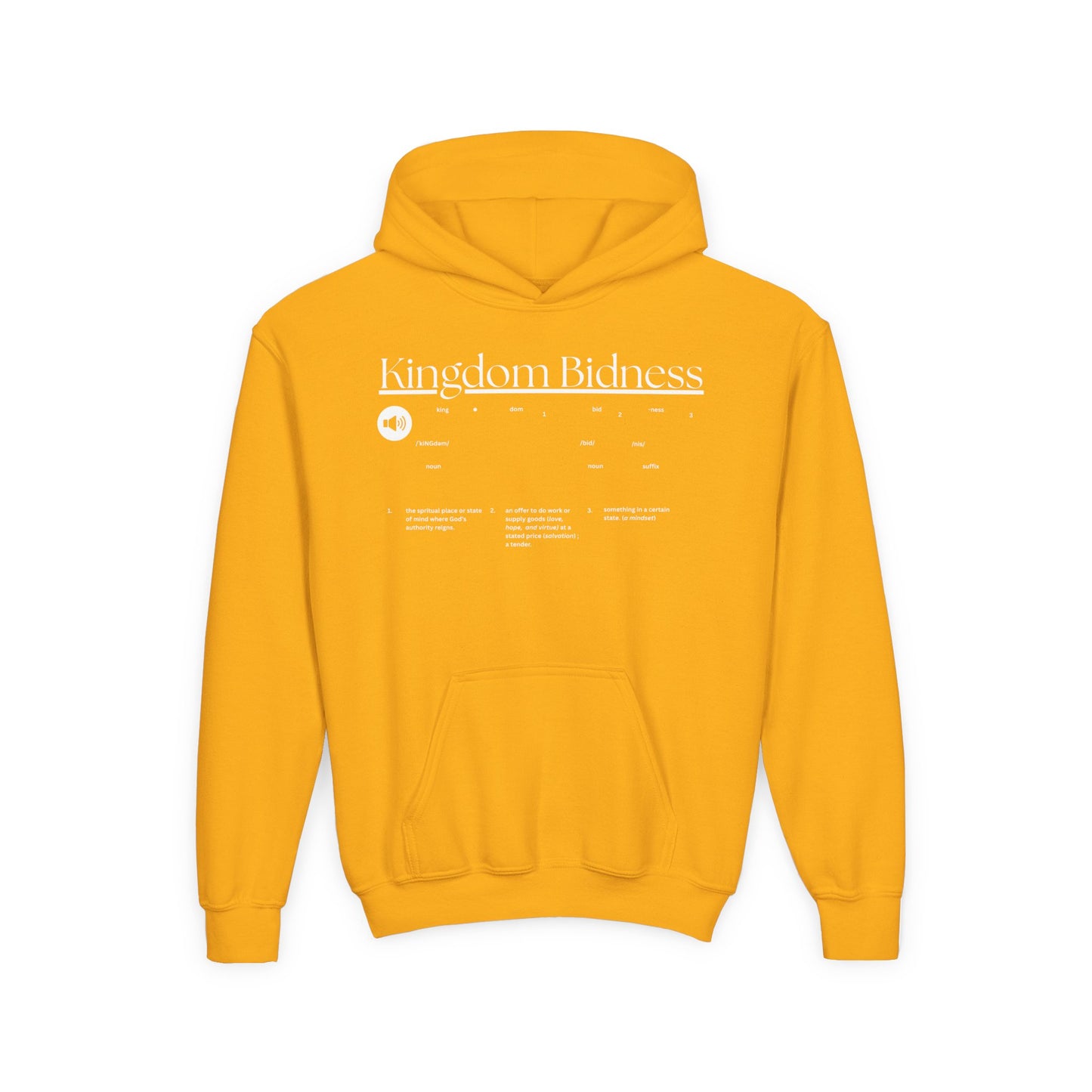 Kingdom - Kids/Youth Hoodie Gildan 18500B