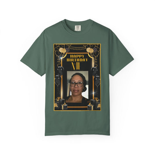 Bold Black & Gold Happy Birthday To Me - Personalize It! - Unisex CC1717 T-shirt