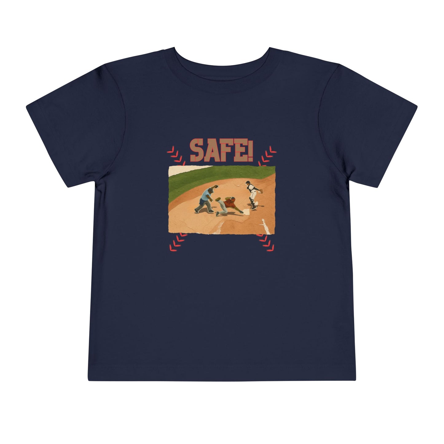 Safe Baseball Tee - Toddler Graphic T-Shirt