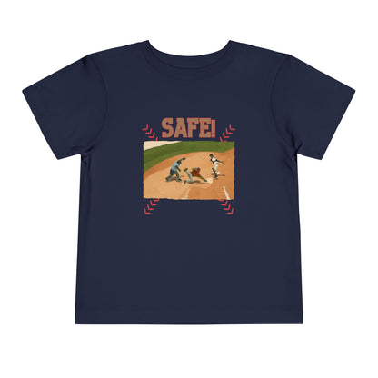 Safe Baseball Tee - Toddler Graphic T-Shirt