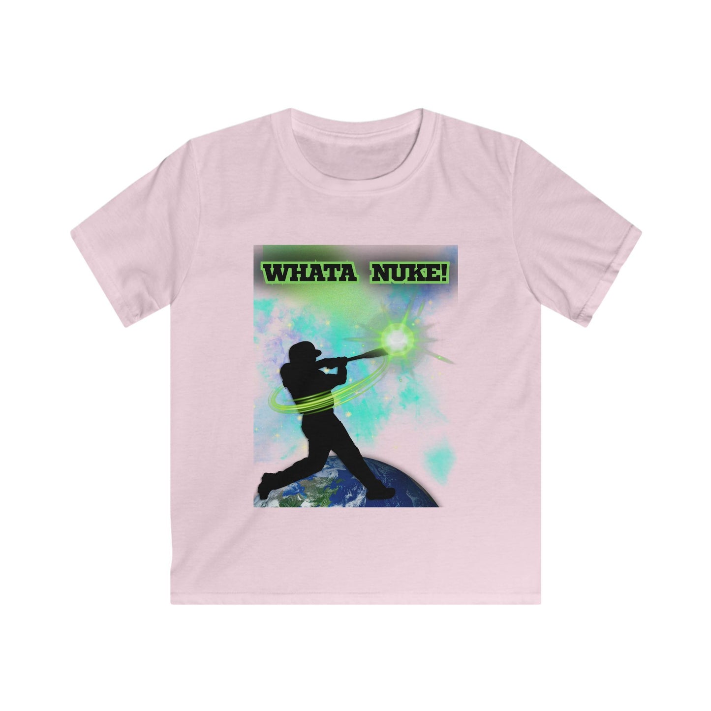 Whata Nuke Baseball Tee - Youth T-Shirt