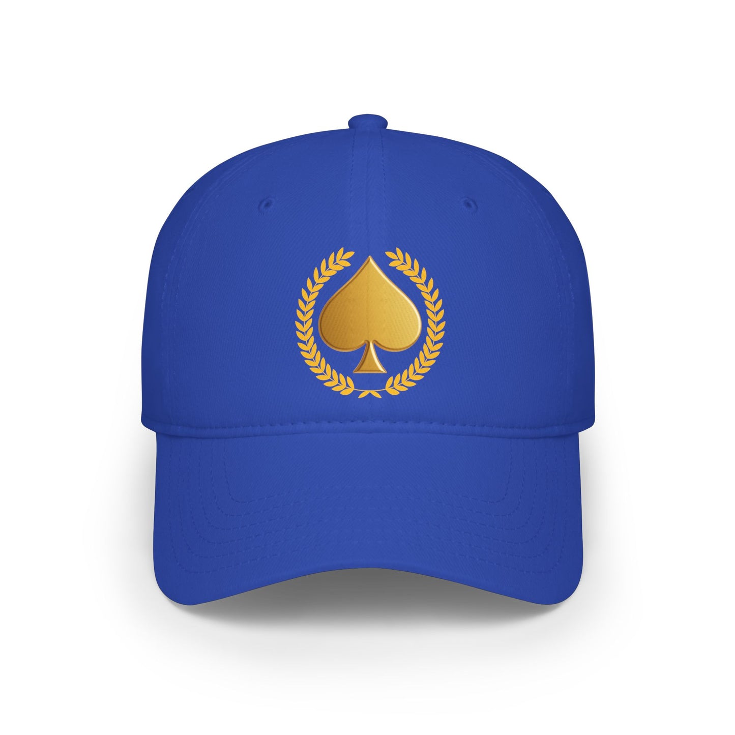 Unisex Gold Spade Low-Profile Baseball Cap - Printed