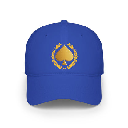 Unisex Gold Spade Low-Profile Baseball Cap - Printed