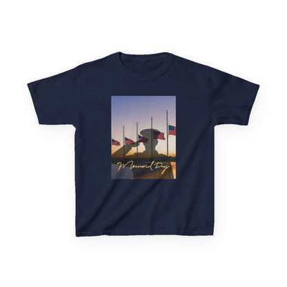Half Mast Memorial Day Tee — Youth Graphic T-Shirt