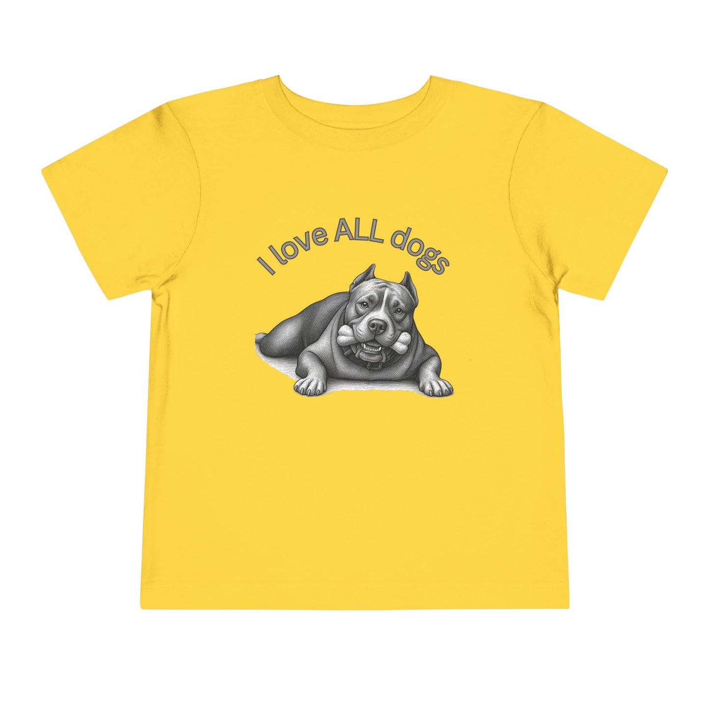 I Love All Dogs Tee - Graphic Toddler T-Shirt