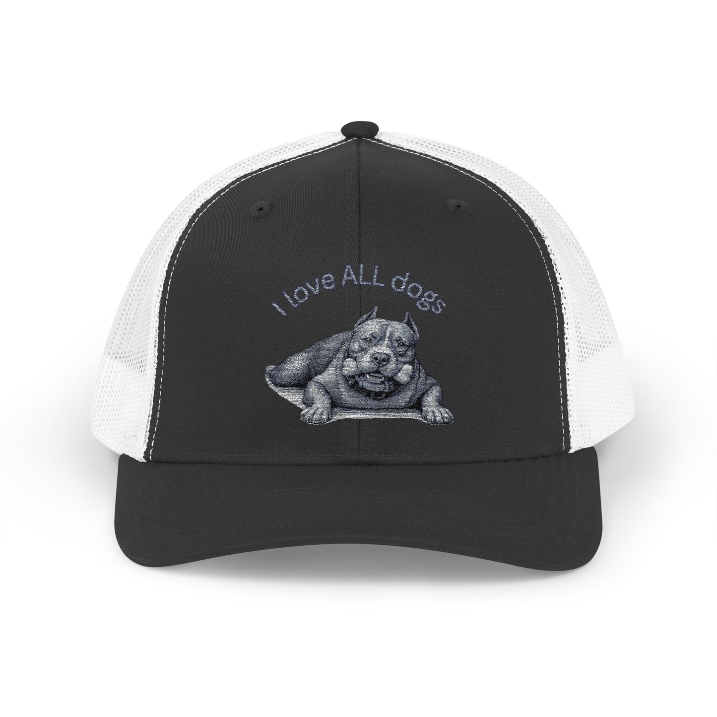 Unisex I love ALL Dogs Snapback Trucker Cap - Embroidered