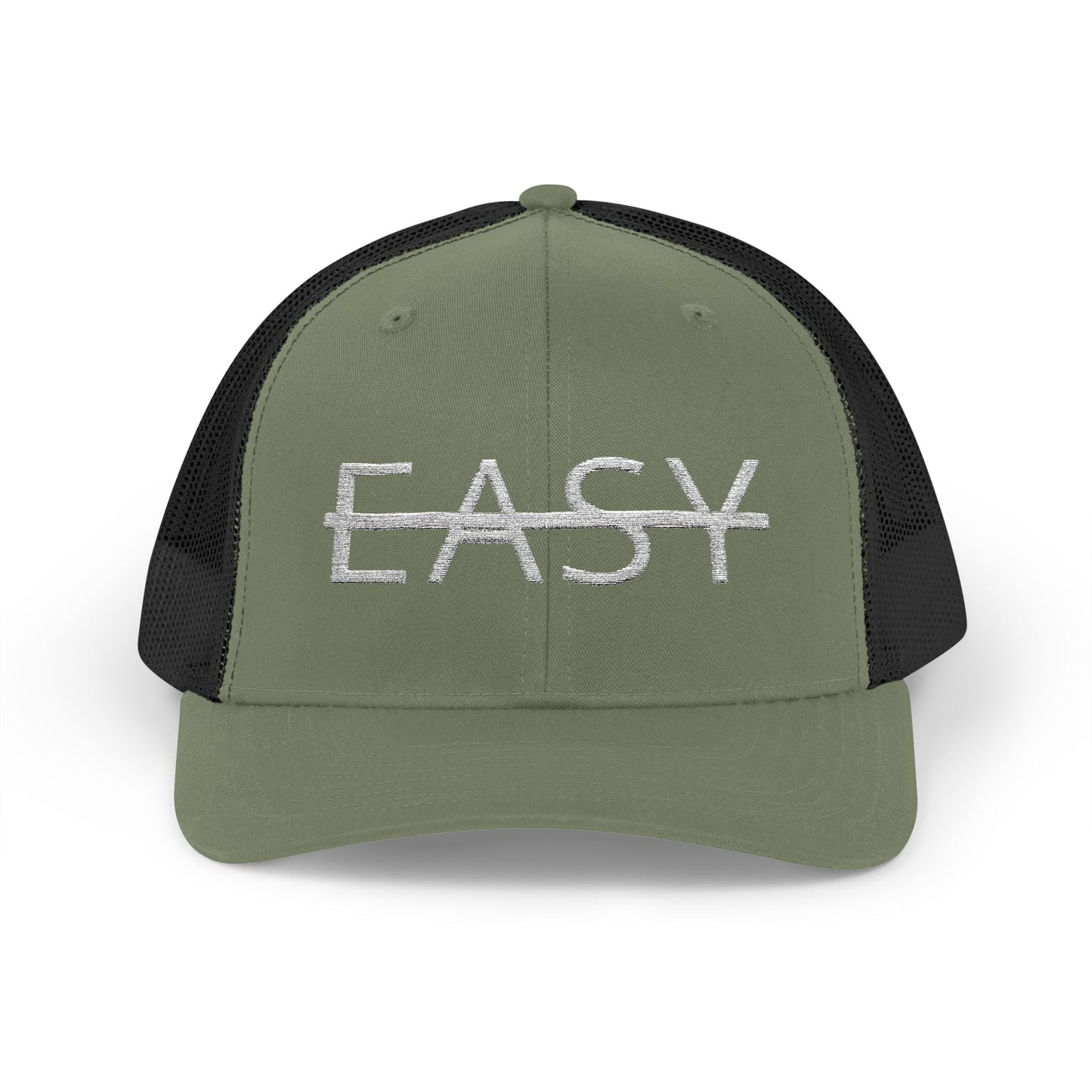 Unisex Not Easy Snapback Trucker Cap - Embroidered