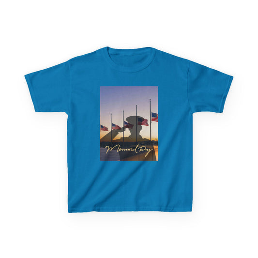 Half Mast Memorial Day Tee - G5000B Youth Graphic T-Shirt