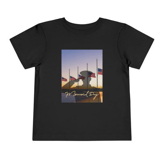 Half Mast Memorial Day Tee — Toddler Graphic T-Shirt