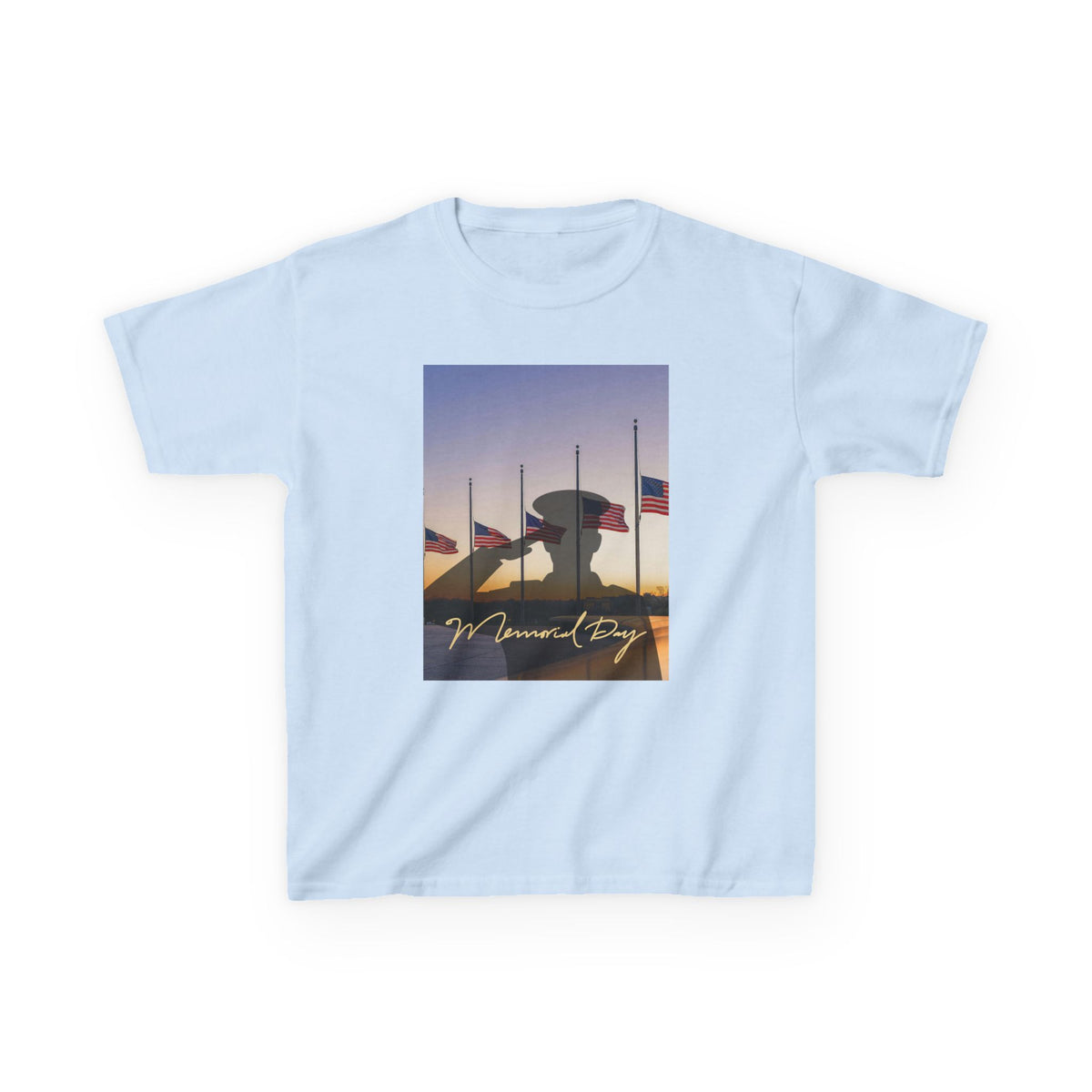 Half Mast Memorial Day Tee - G5000B Youth Graphic T-Shirt
