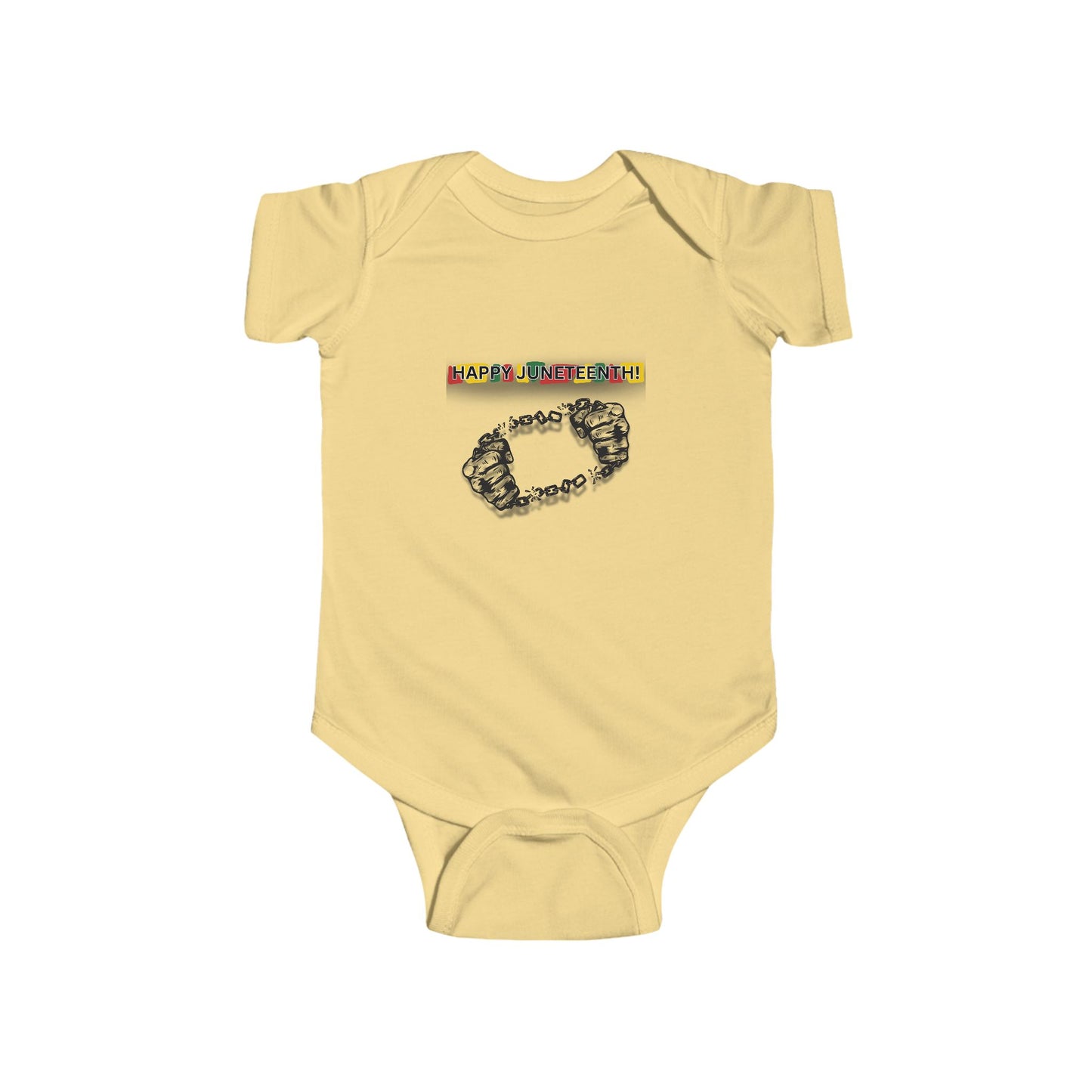 Chain Break Happy Juneteenth – Graphic Infant Onesie