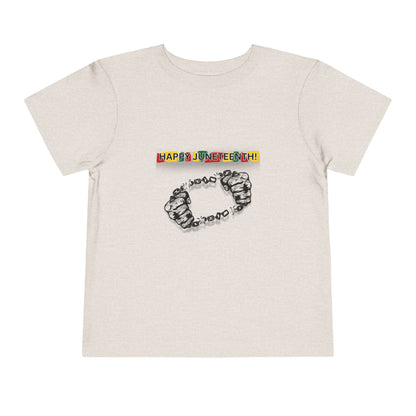 Chain Break Happy Juneteenth Tee — Toddler Graphic T-Shirt