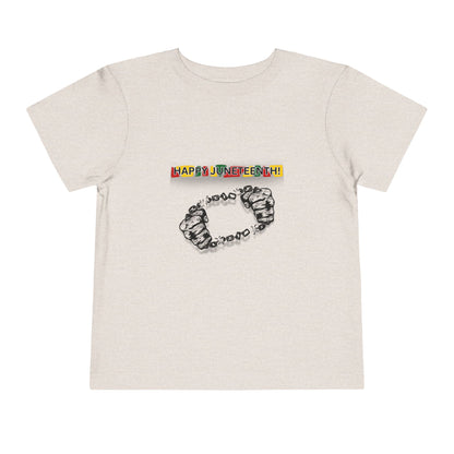 Chain Break Happy Juneteenth Tee — Toddler Graphic T-Shirt