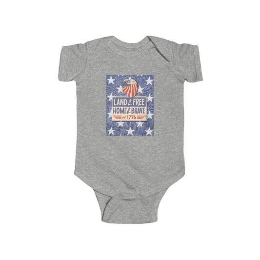 Land of the free – Graphic Infant Onesie