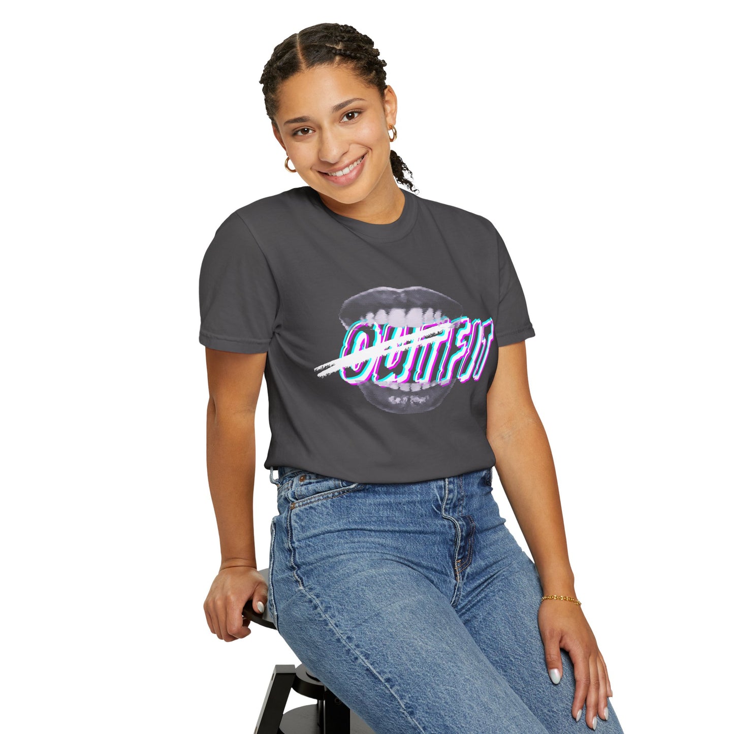 Mouth Fit Glitch Tee - Unisex T-shirt