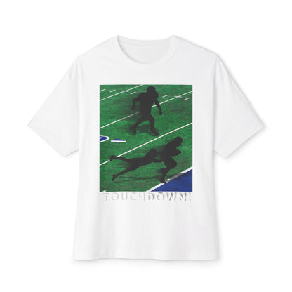 Touchdown Football Tee – Oversized Box Graphic T-Shirt
