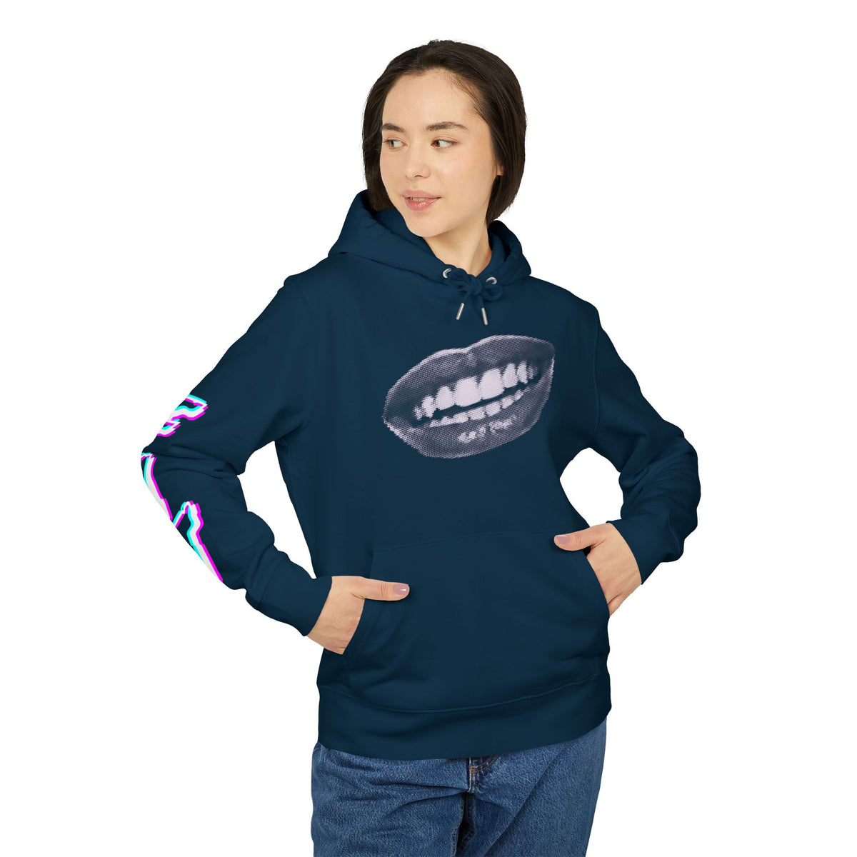 Mouth Fit Glitch - Cruiser Hoodie