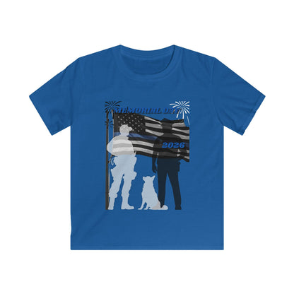 Memorial Day Police 26 Tee - Youth T- Shirt