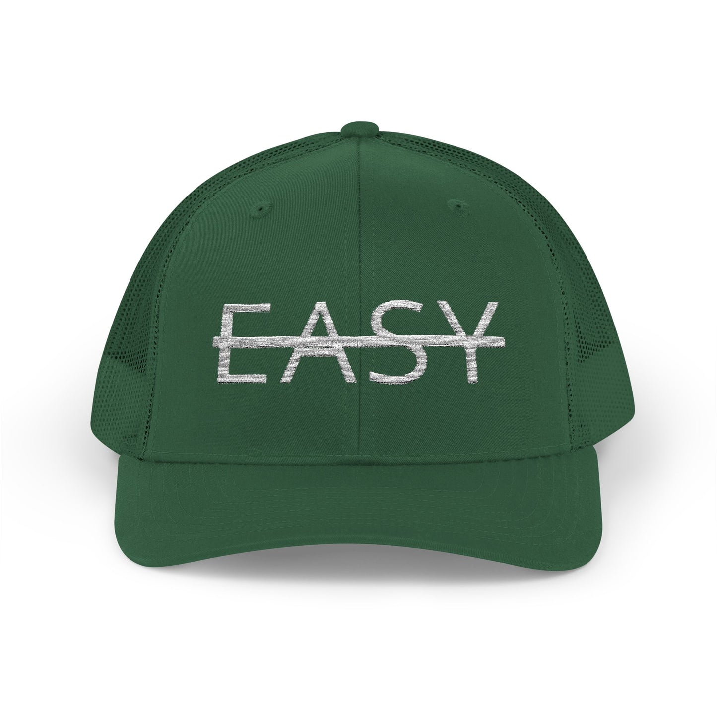Unisex Not Easy Snapback Trucker Cap - Embroidered