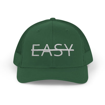 Unisex Not Easy Snapback Trucker Cap - Embroidered