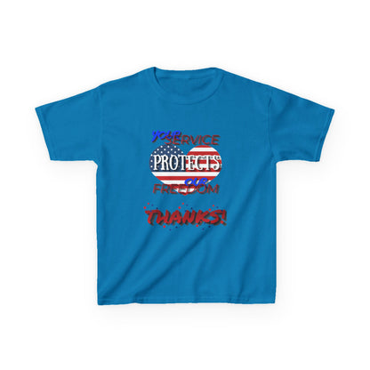 Thanks 4 Service Memorial Day Tee - G5000B Kids T-Shirt