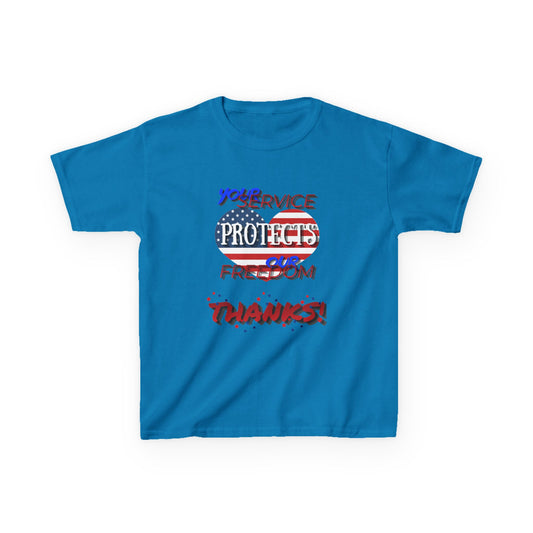 Thanks 4 Service Memorial Day Tee - G5000B Kids T-Shirt