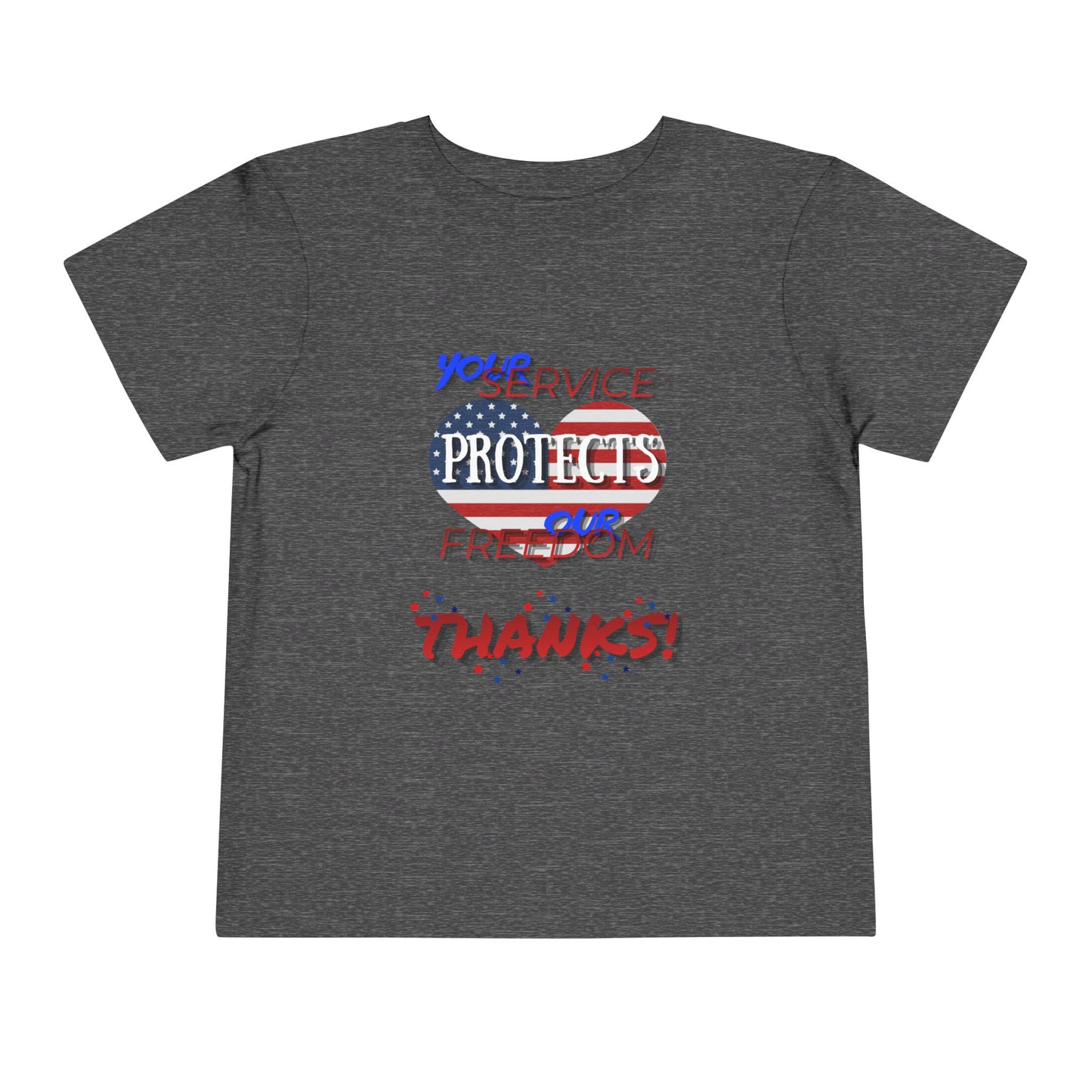 Thanks 4 Service Memorial Day — Toddler Graphic T-Shirt