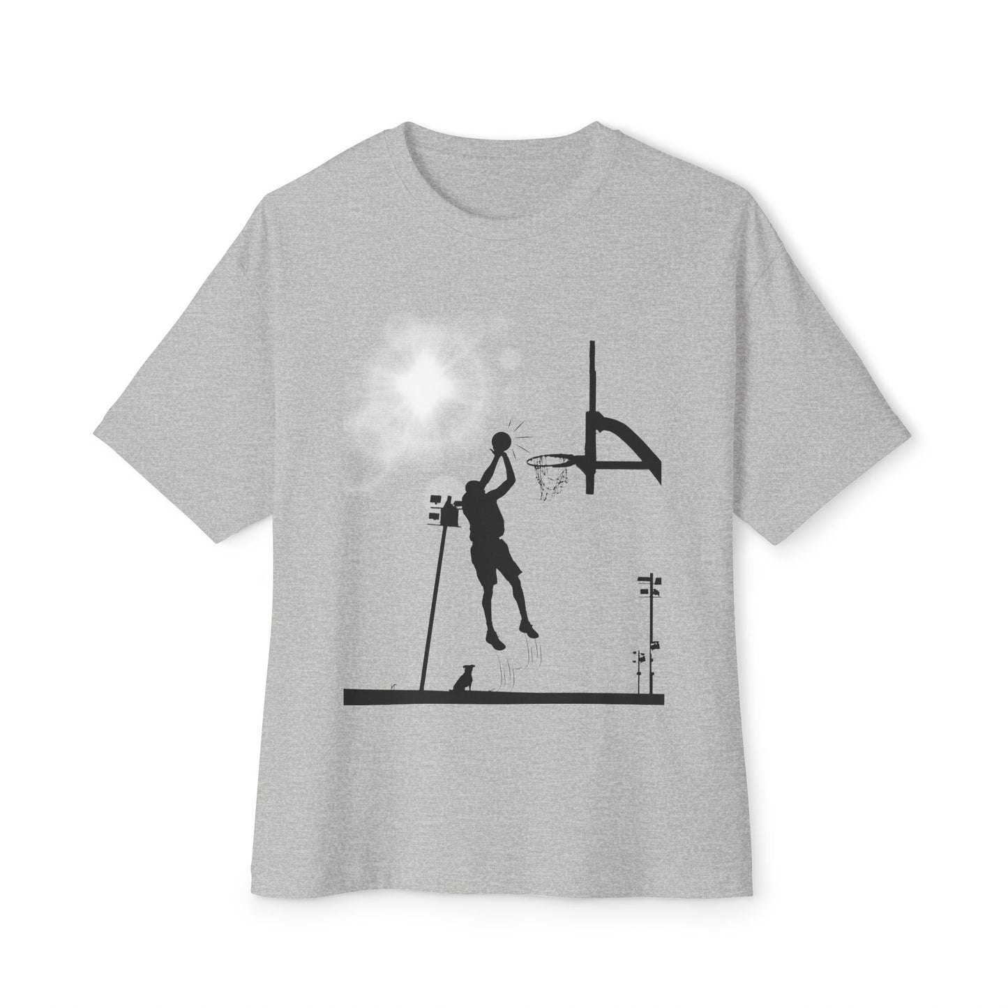 Basketball Tee – Oversized Box Graphic T-Shirt