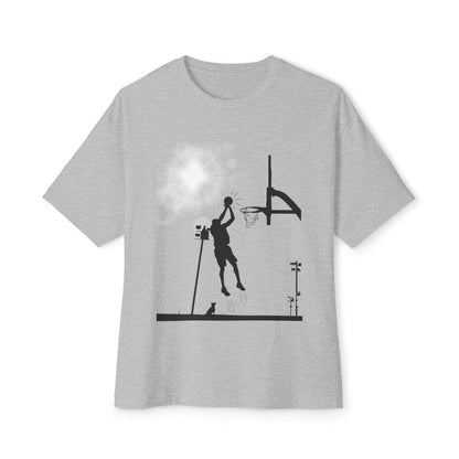 Basketball Tee – Oversized Box Graphic T-Shirt
