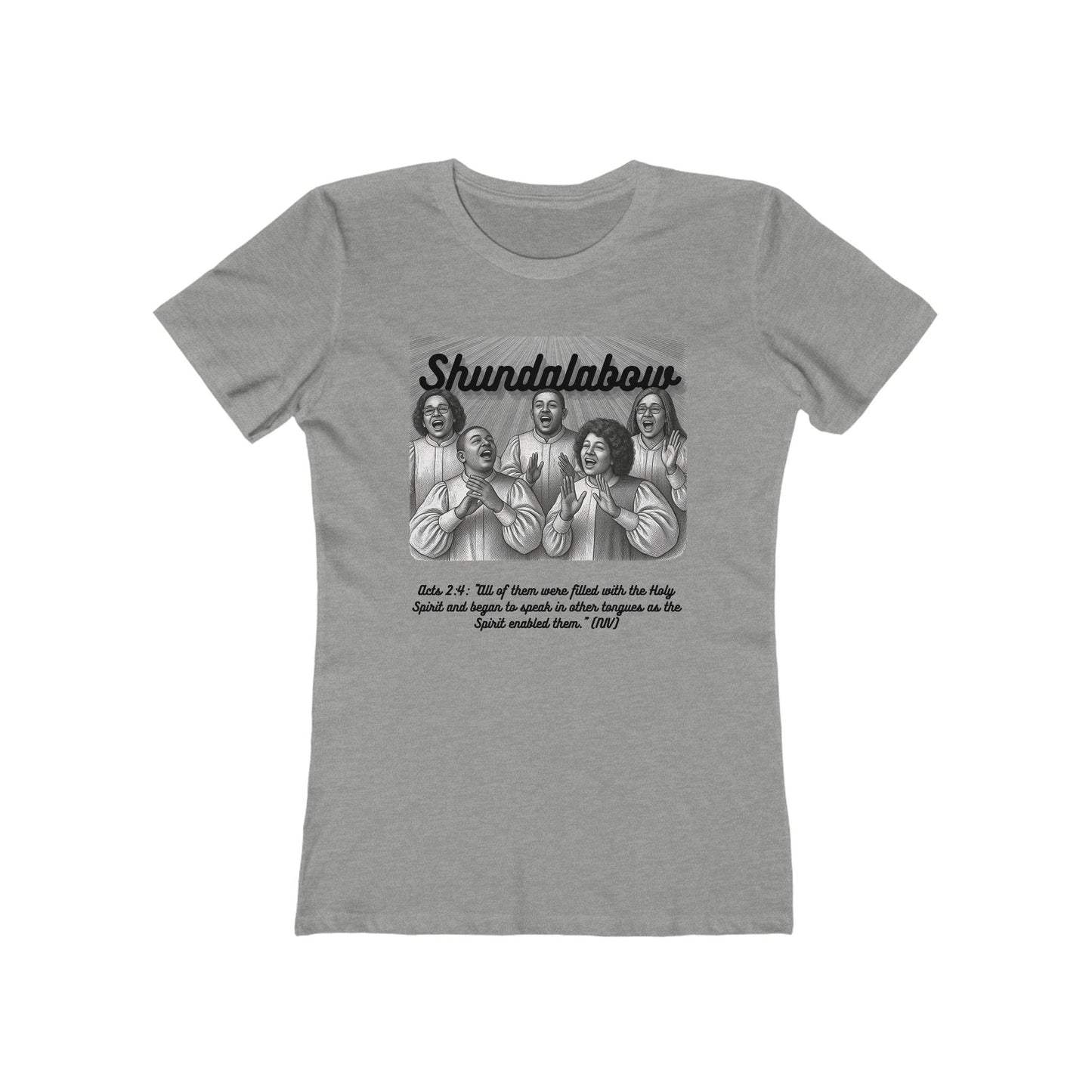 Choir Shundalabow — Women’s Boyfriend Fit Celebration T-Shirt