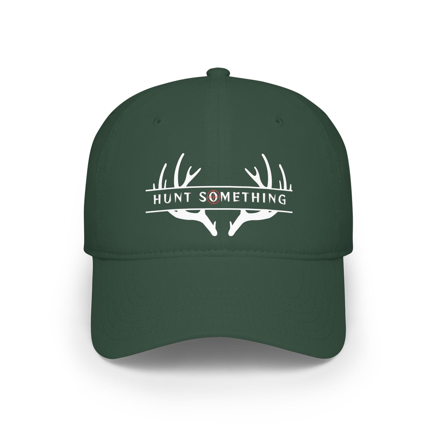 Unisex Hunt Something Deer Low-Profile Baseball Cap - Printed
