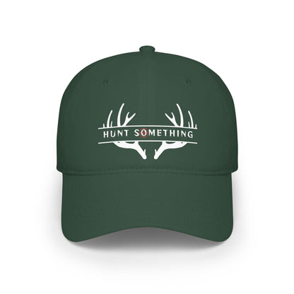 Unisex Hunt Something Deer Low-Profile Baseball Cap - Printed