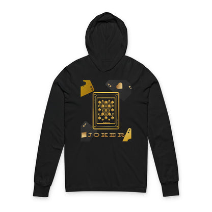 Joker and Aces - Hooded Long Sleeve T-Shirt