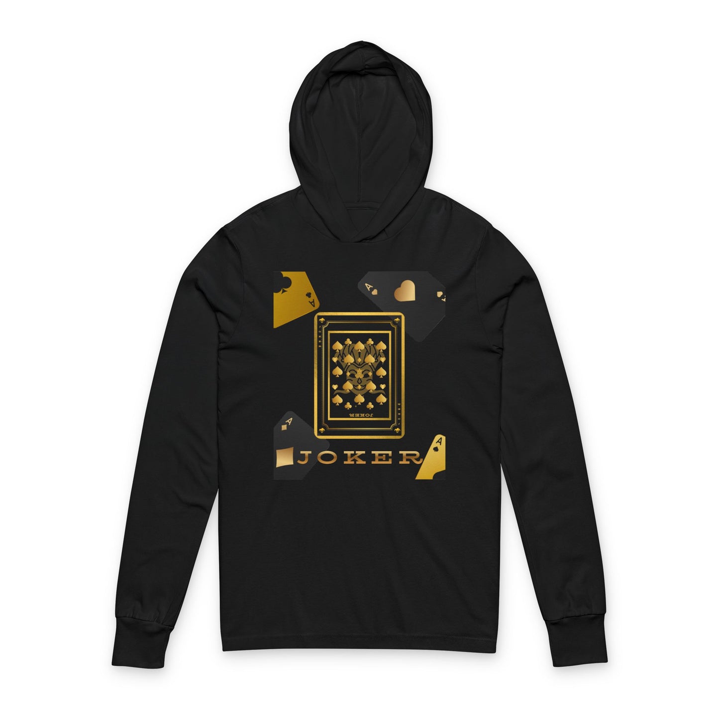 Joker and Aces - Hooded Long Sleeve T-Shirt