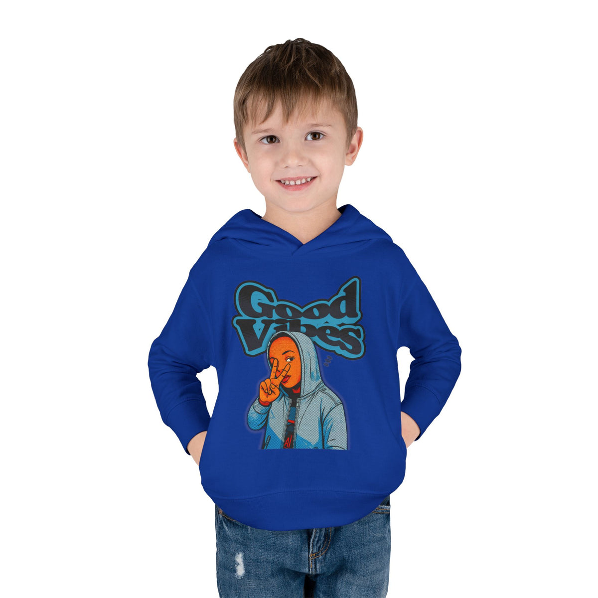Peace Good Vibes  - Toddler Hoodie RS336