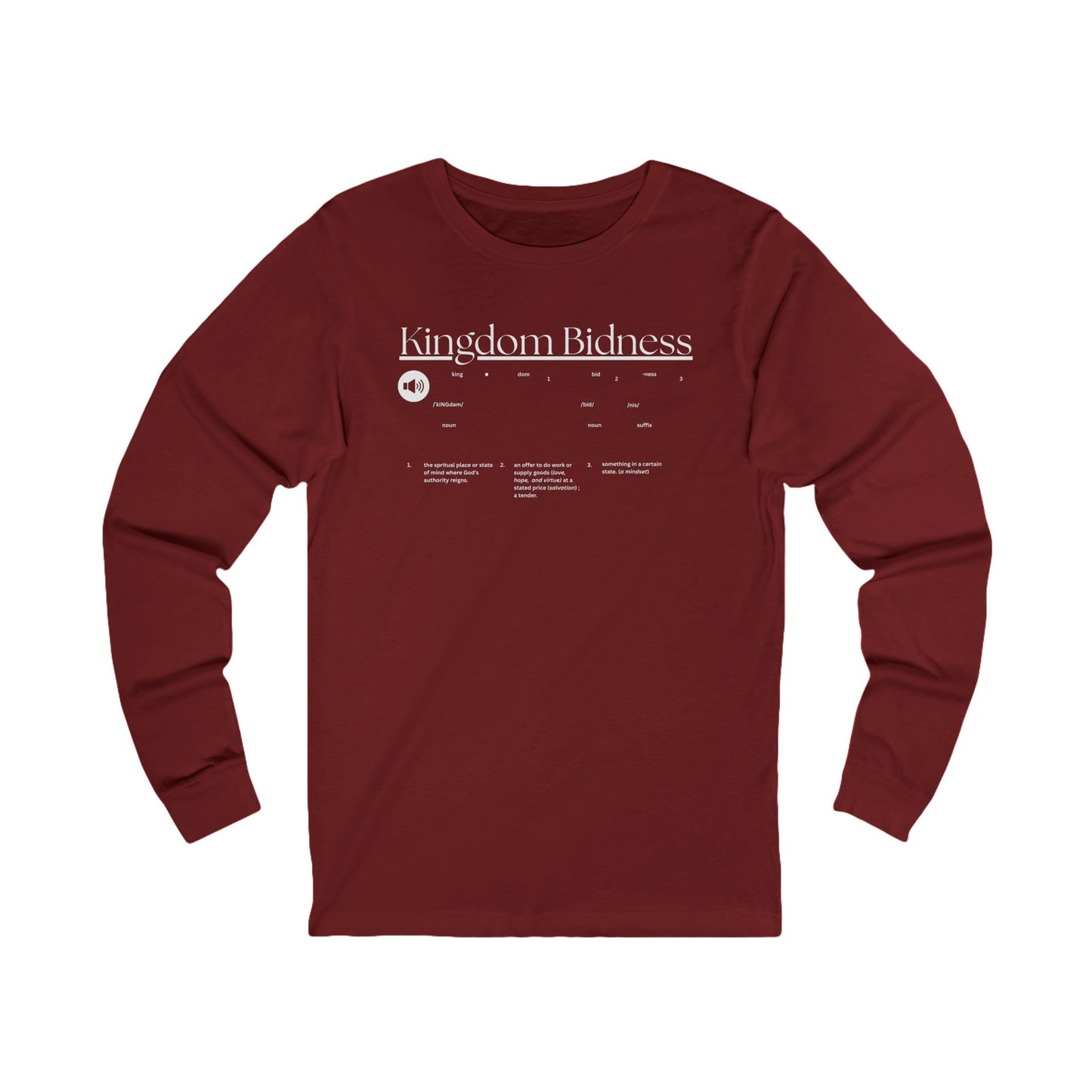 Kingdom - Women's Graphic Long Sleeve Tee BC3501