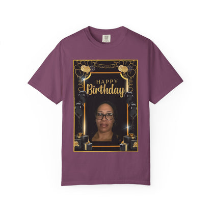 Black & Gold B Day Personalize It! Tee - Unisex T-shirt