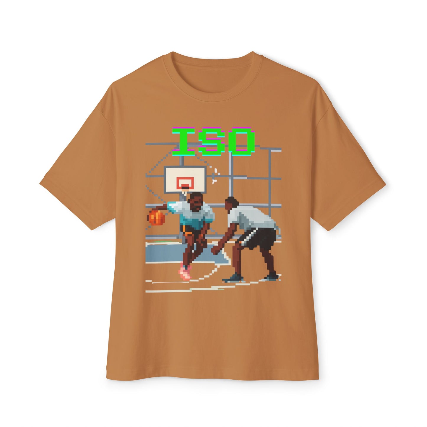 ISO Basketball Tee – Oversized Box Graphic T-Shirt
