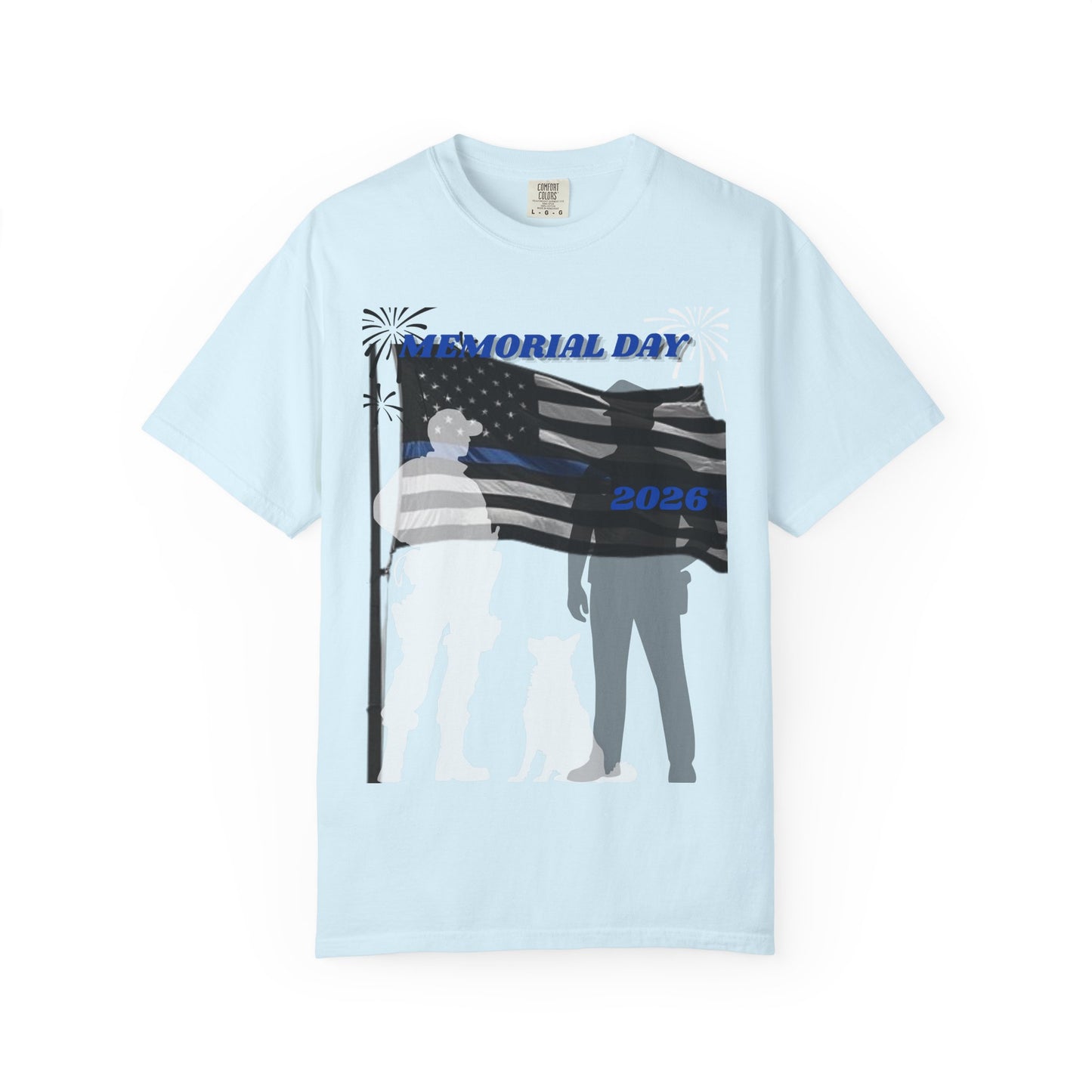 Memorial Day Police 26-Unisex T-shirt
